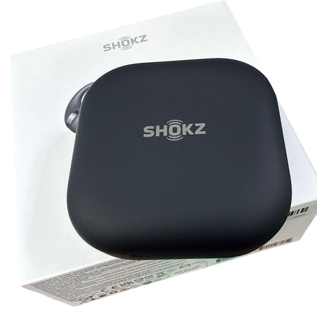 Shokz OpenFit ワイヤレスイヤホン 本体 外箱 専用ケース カバー付