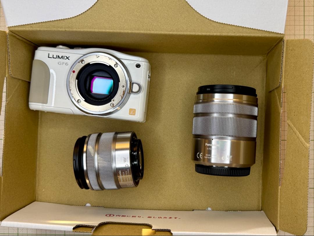 も*k様 Panasonic LUMIX DMC-GF6 ホワイト　レンズ付き