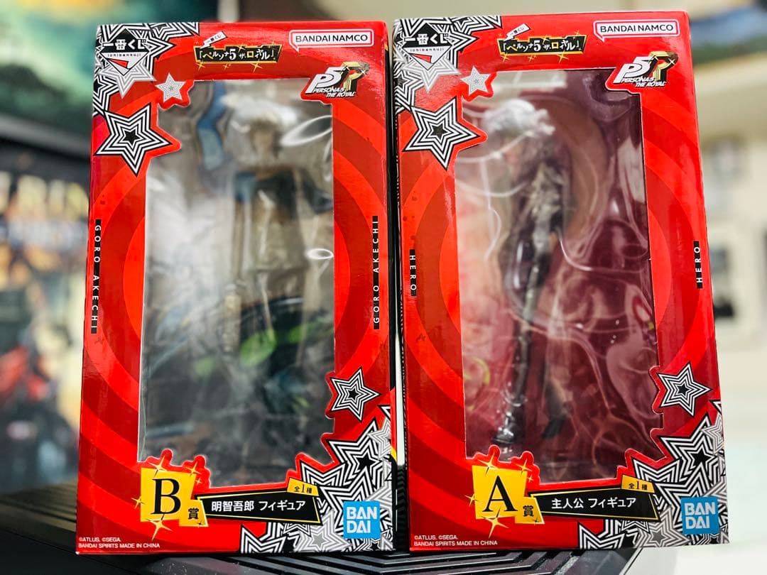 ペルソナ5ザ・ロイヤル 一番くじ A賞 B賞 フィギュア 主人公 明智吾郎