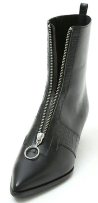 新品　スコットクラブ系列セレクト　ブラック ポインテッドトゥ ブーティ