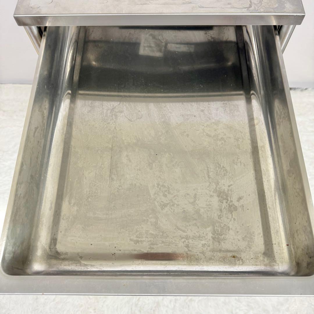 【廃盤・希少】IKEA グルンドタール ステンレス キッチンワゴン 81-13