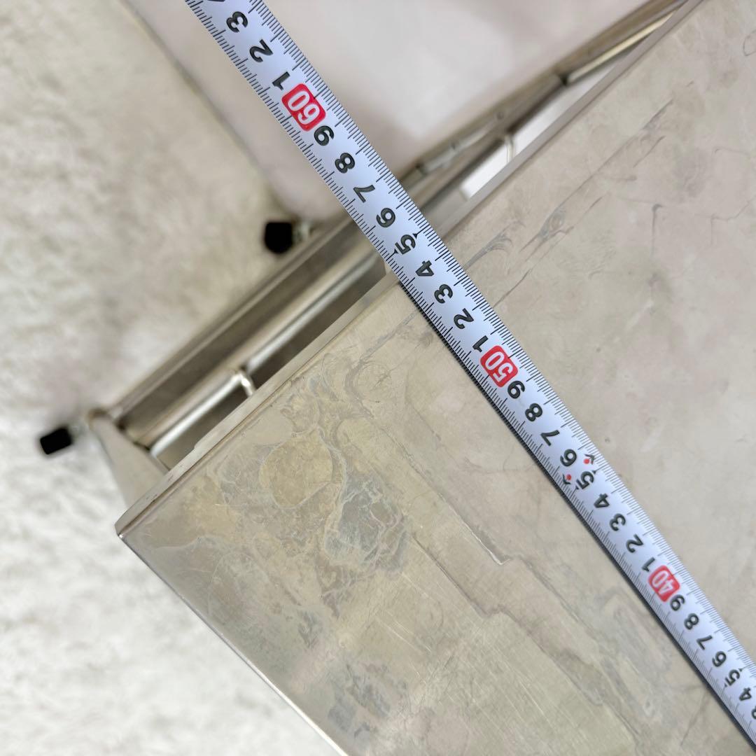 【廃盤・希少】IKEA グルンドタール ステンレス キッチンワゴン 81-13