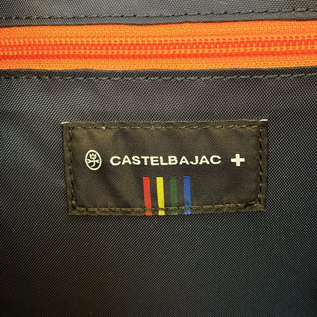 タグ付き✨カステルバジャック　ボディバッグ　ニース　総ロゴ　モノグラム　ブラック