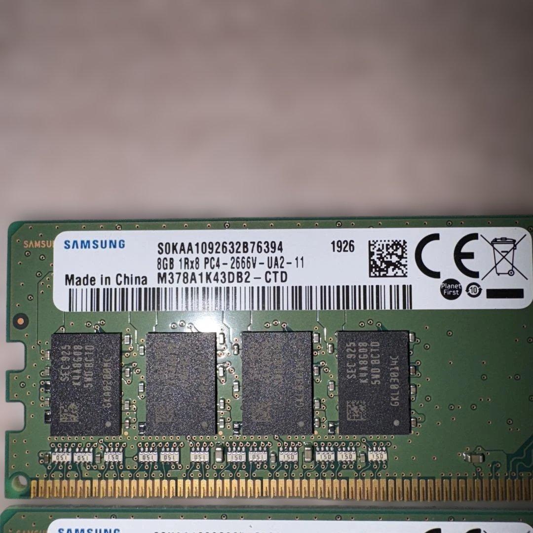 SAMSUNG 8GB PC4-2666V 6枚