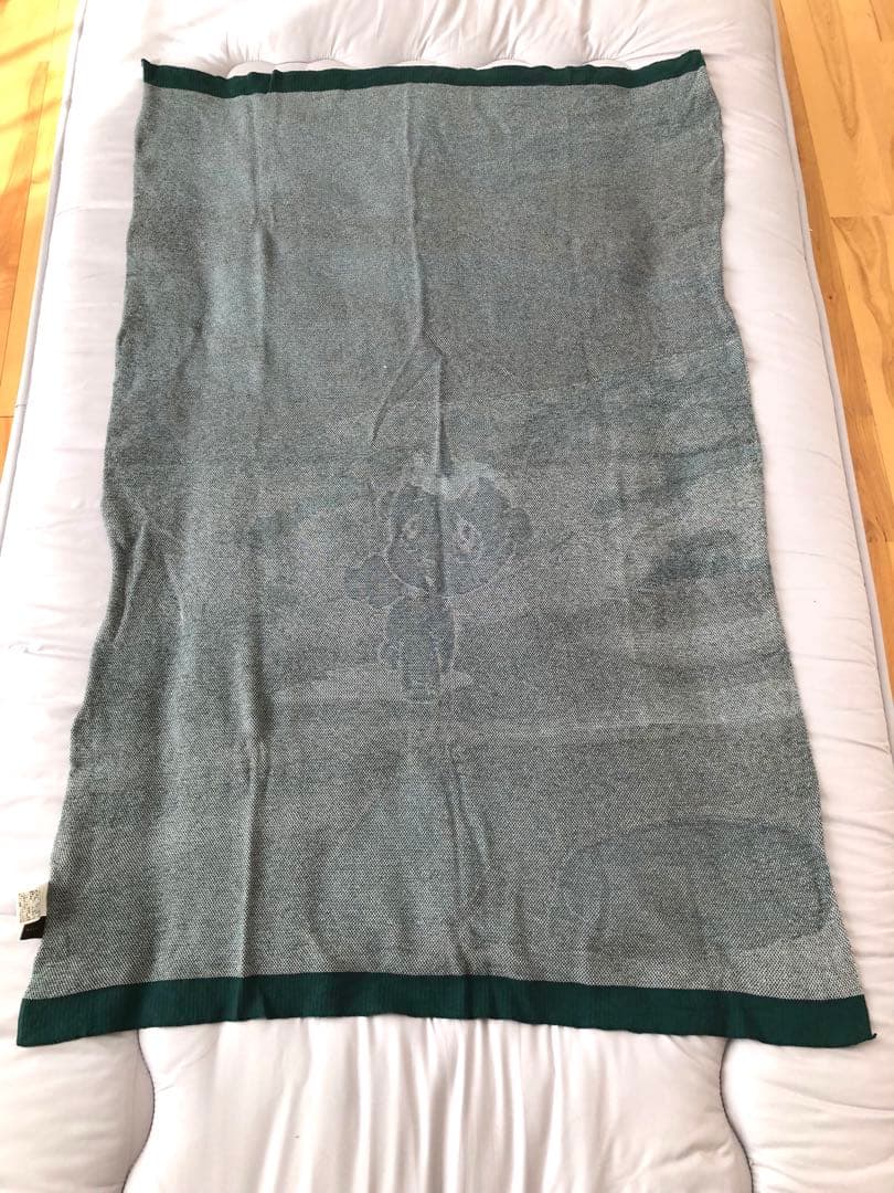 【美品】ウニコ unico ユニコ ブランケット 手塚治虫 グリーン インテリア