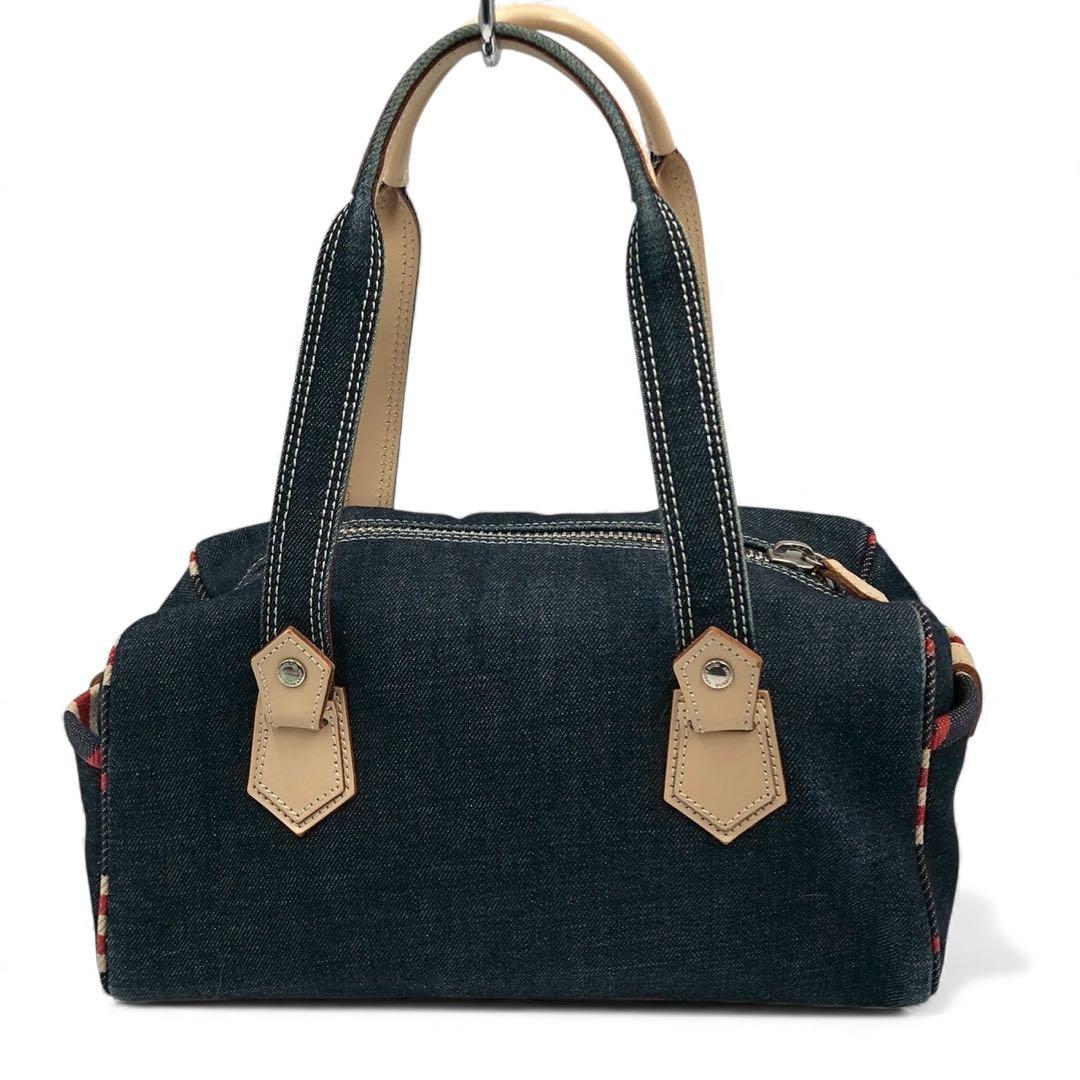 希少◎デニム◎Burberry BLUE LABEL デニム ミニボストンバック