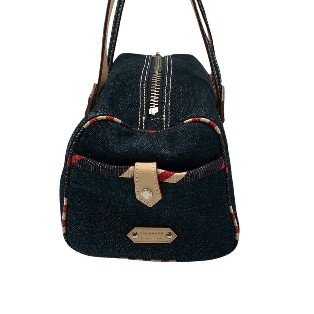 希少◎デニム◎Burberry BLUE LABEL デニム ミニボストンバック