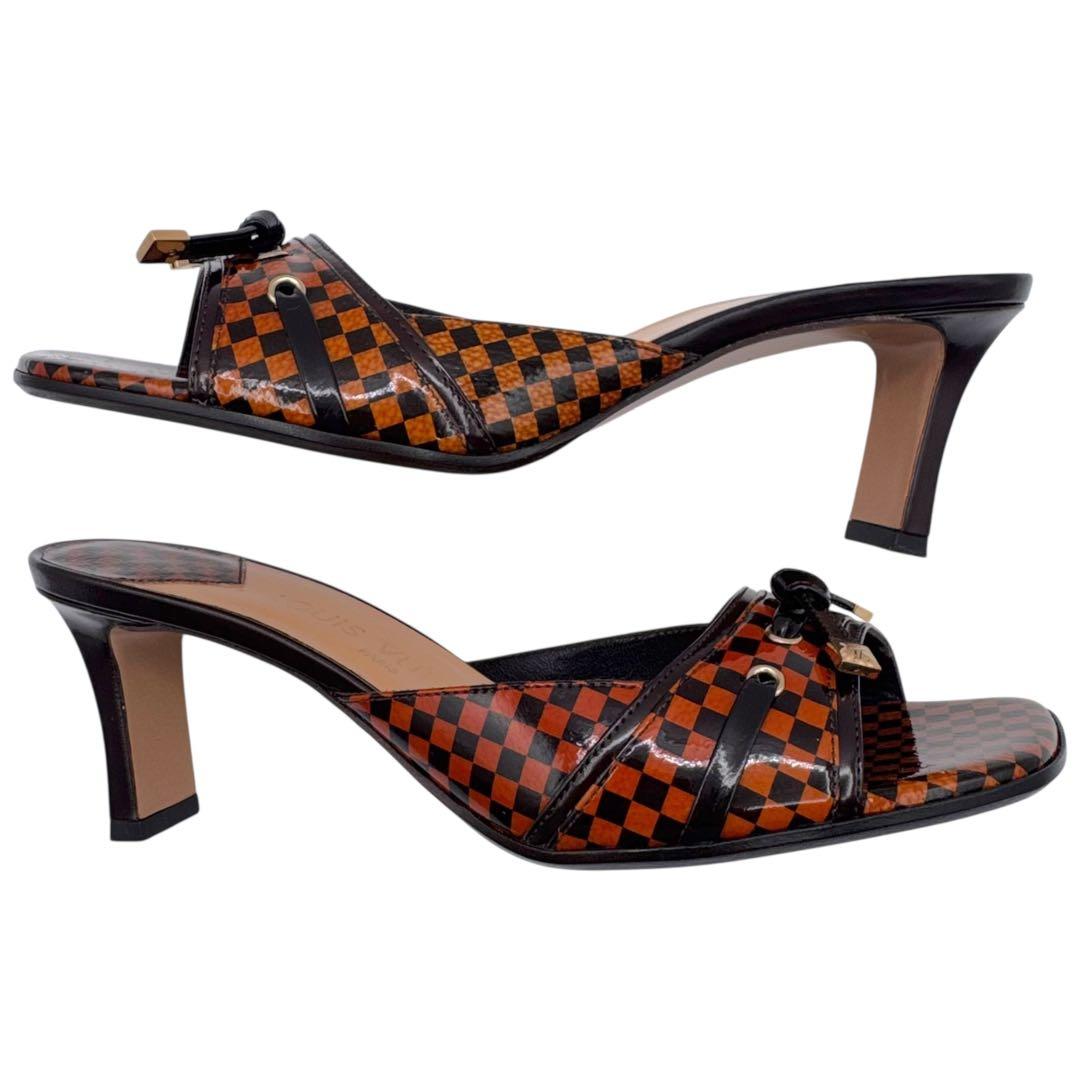 LOUIS VUITTON ルイヴィトン ダミエ ミュール 36 ヒール