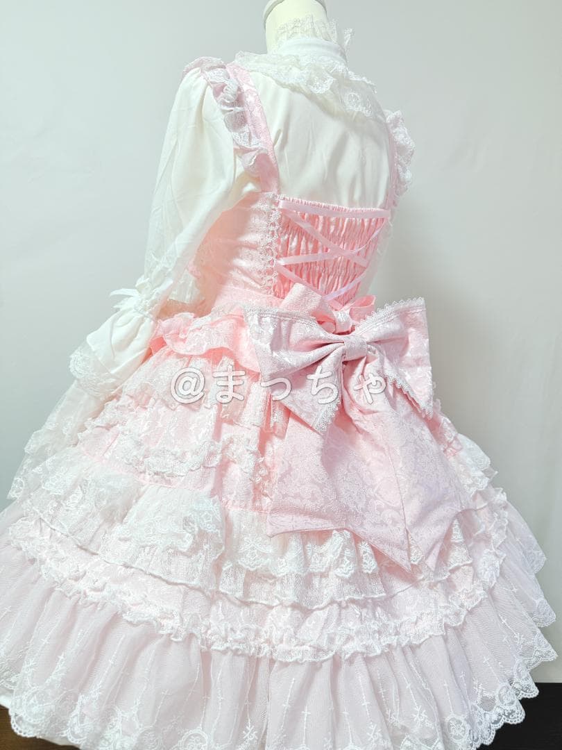 【Han Girl】Love and Heart ロリィタドレスセット ピンク