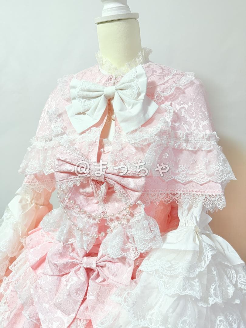【Han Girl】Love and Heart ロリィタドレスセット ピンク