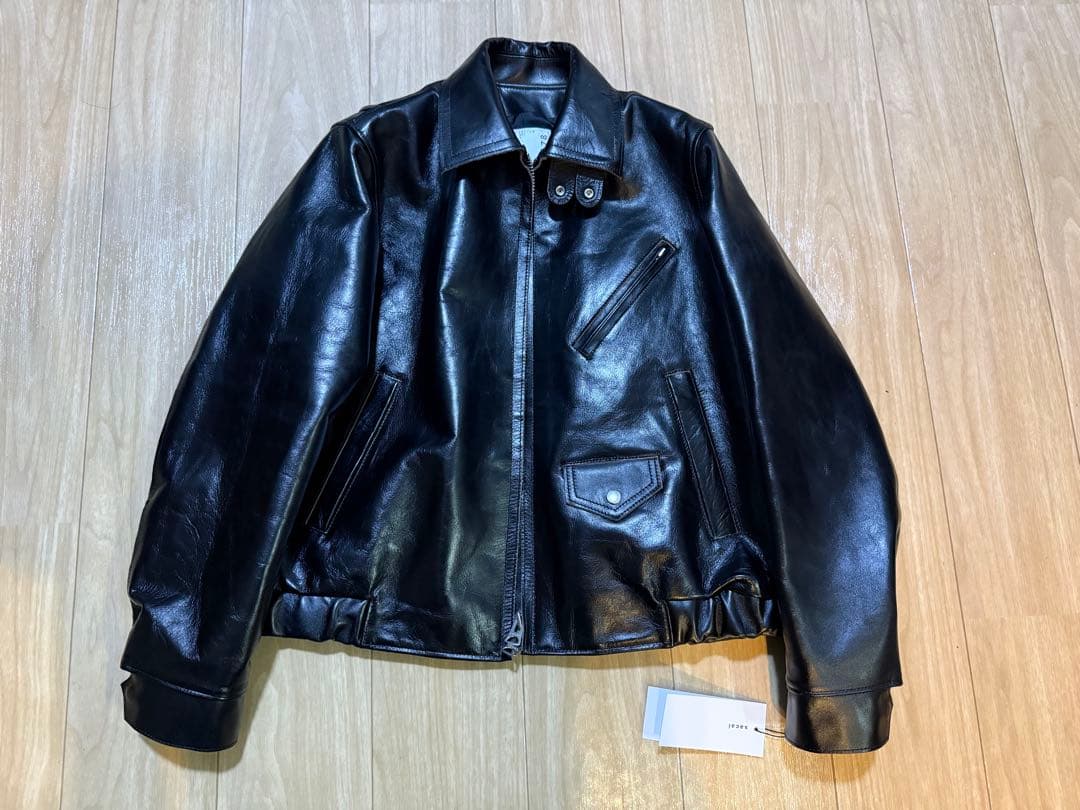 sacai 25ss レザージャケット　leather jacket サイズ1
