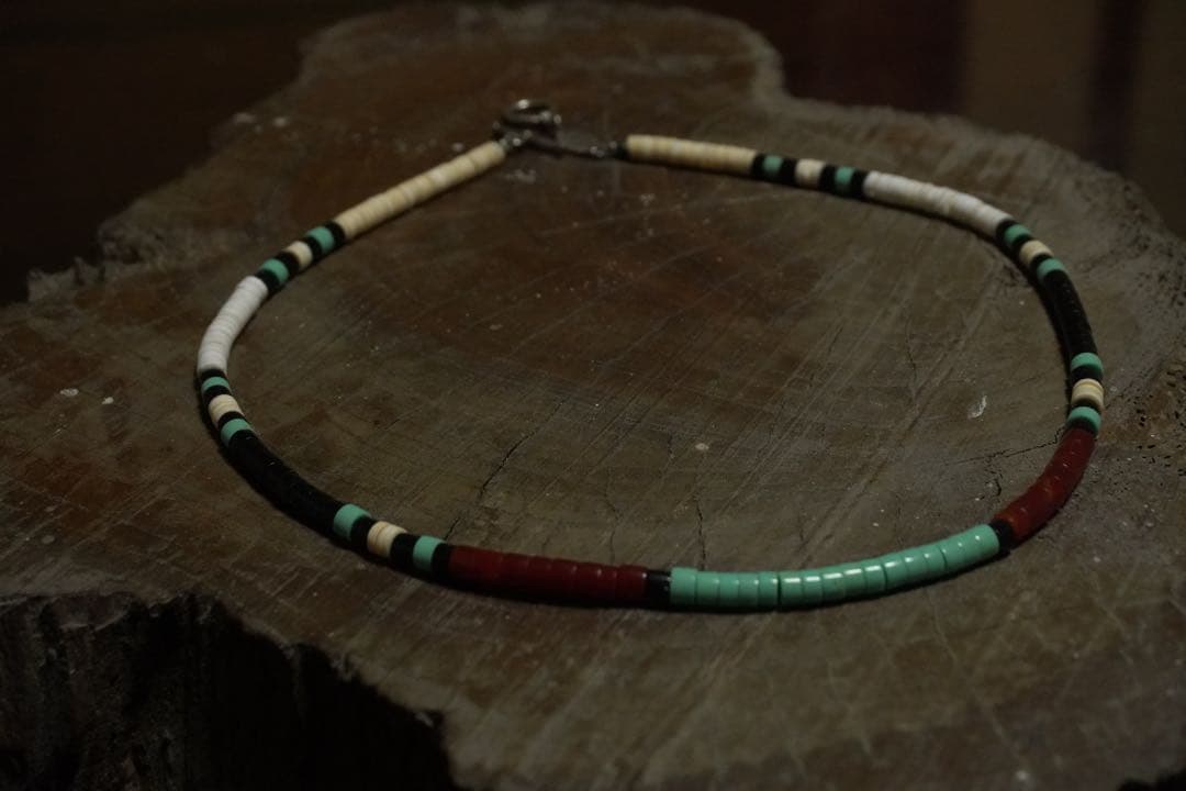 Ralph Lauren シェル　ターコイズ　ネックレス　インディアンジュエリー