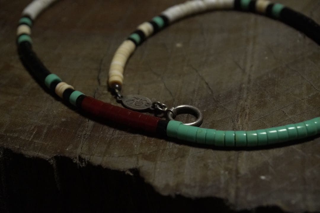 Ralph Lauren シェル　ターコイズ　ネックレス　インディアンジュエリー