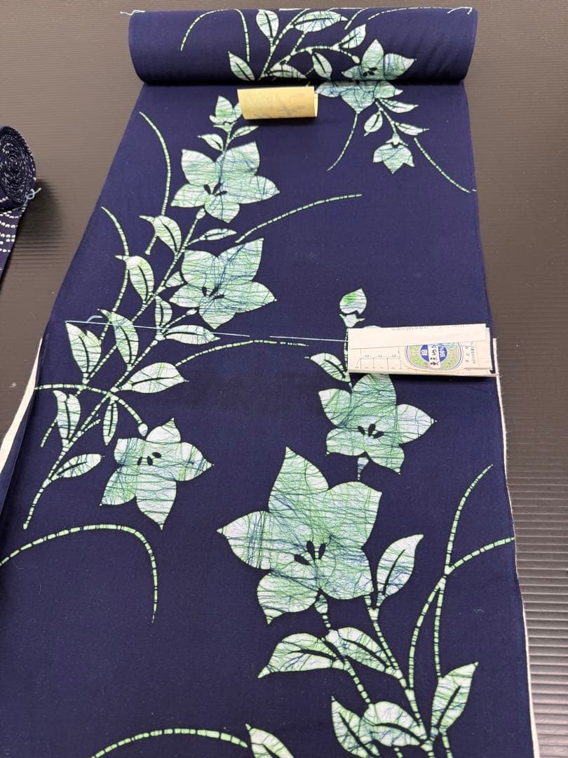 239)浴衣　反物　5点セット　綿100% 全て一着分　着尺