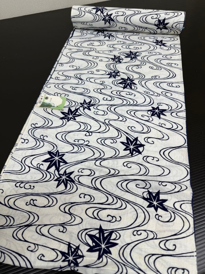 239)浴衣　反物　5点セット　綿100% 全て一着分　着尺