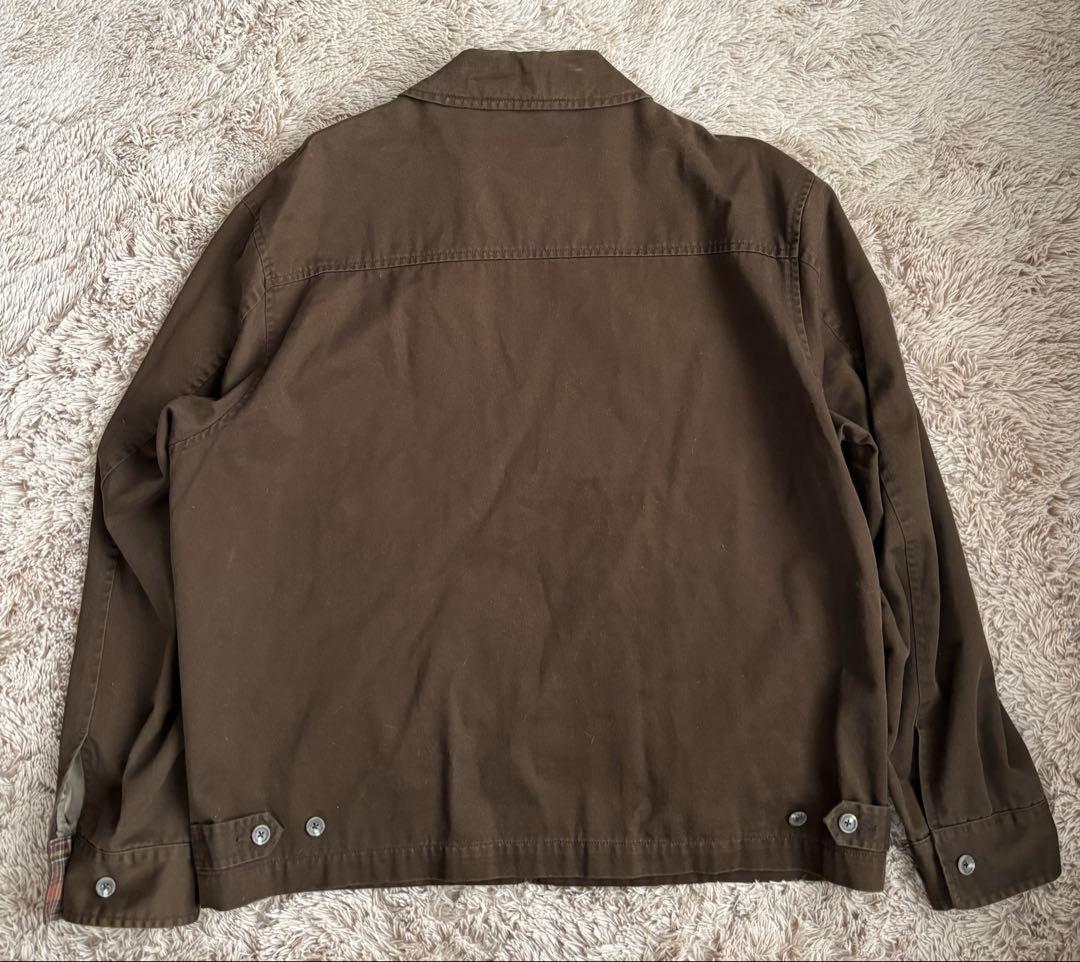 ポロラルフローレン　スウィングトップ　ブラウン　スイングトップ　裏地チェック