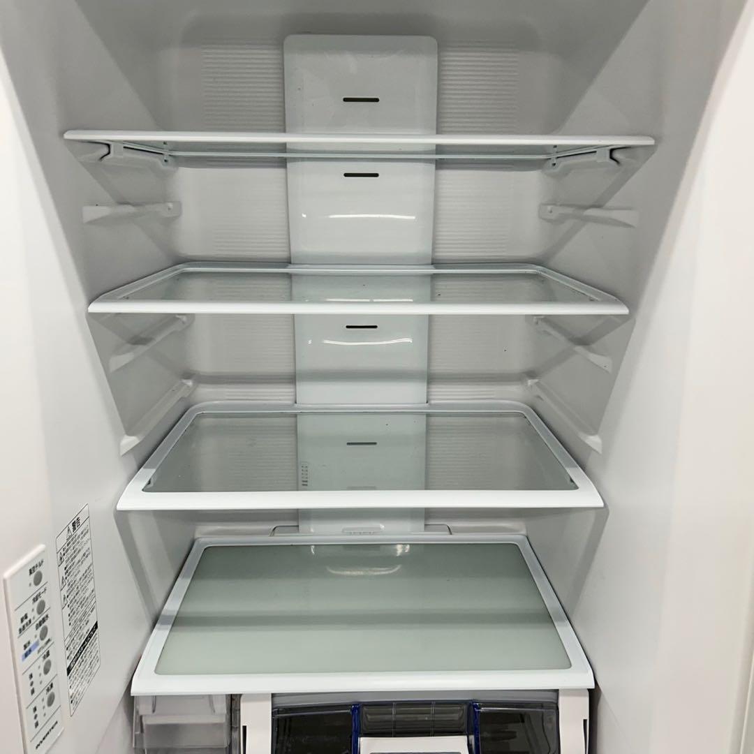 591 冷蔵庫　大型　300L〜400L 右開き　自動製氷機付　保証込　極美品