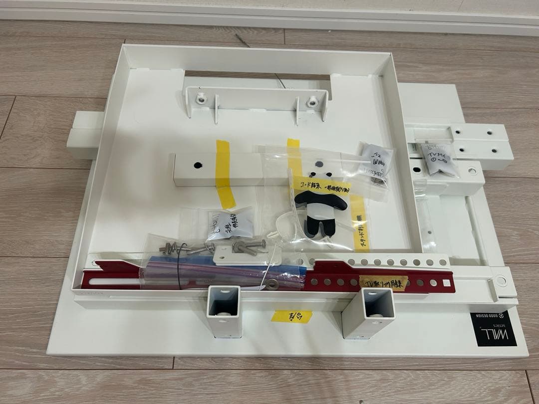 【追加値下3/28終了】【WALL】テレビスタンド （棚板付）V2 ロータイプ