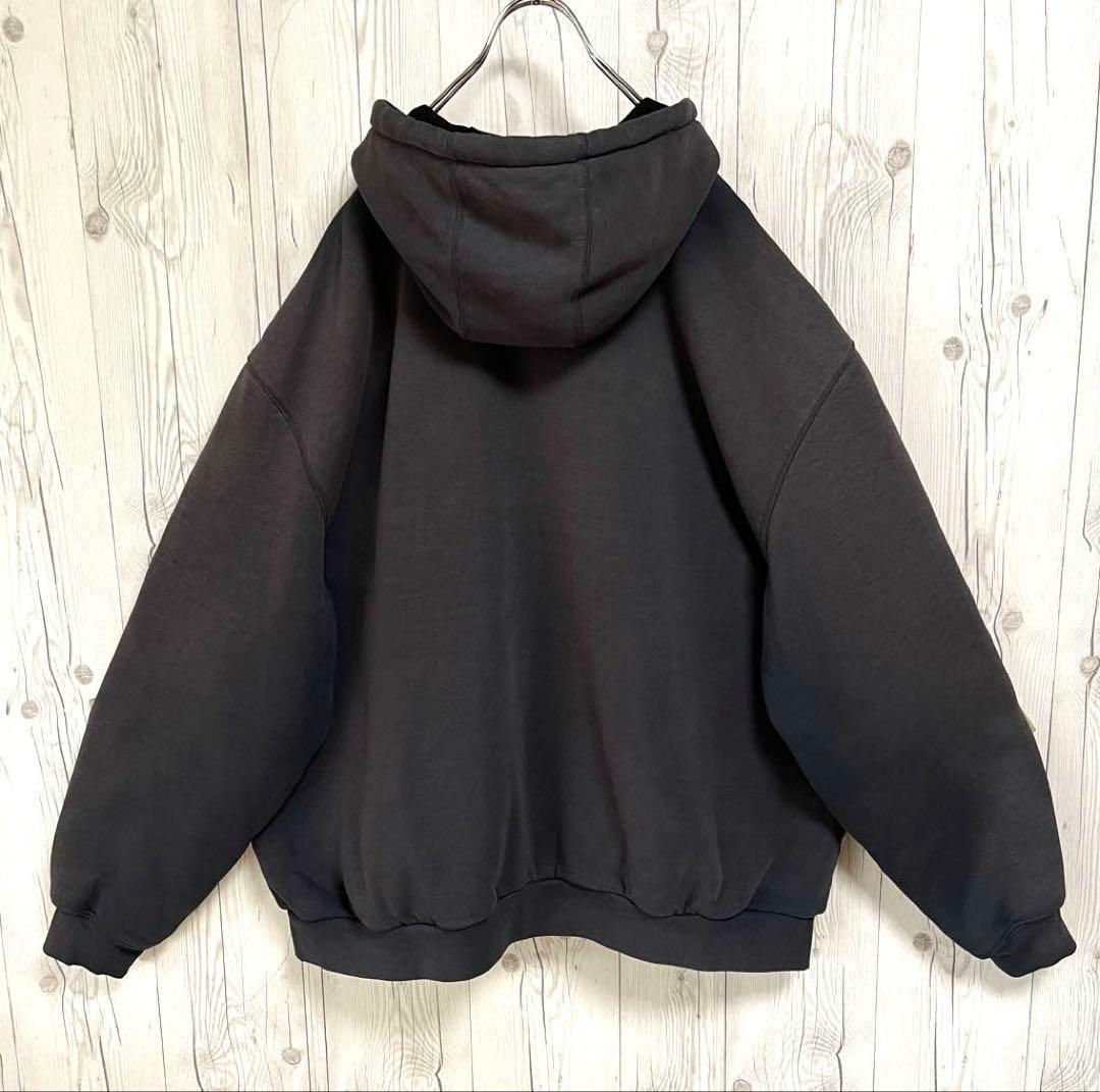 Carhartt カーハート フルジップスウェットパーカー　濃紺 大きめ　2XL