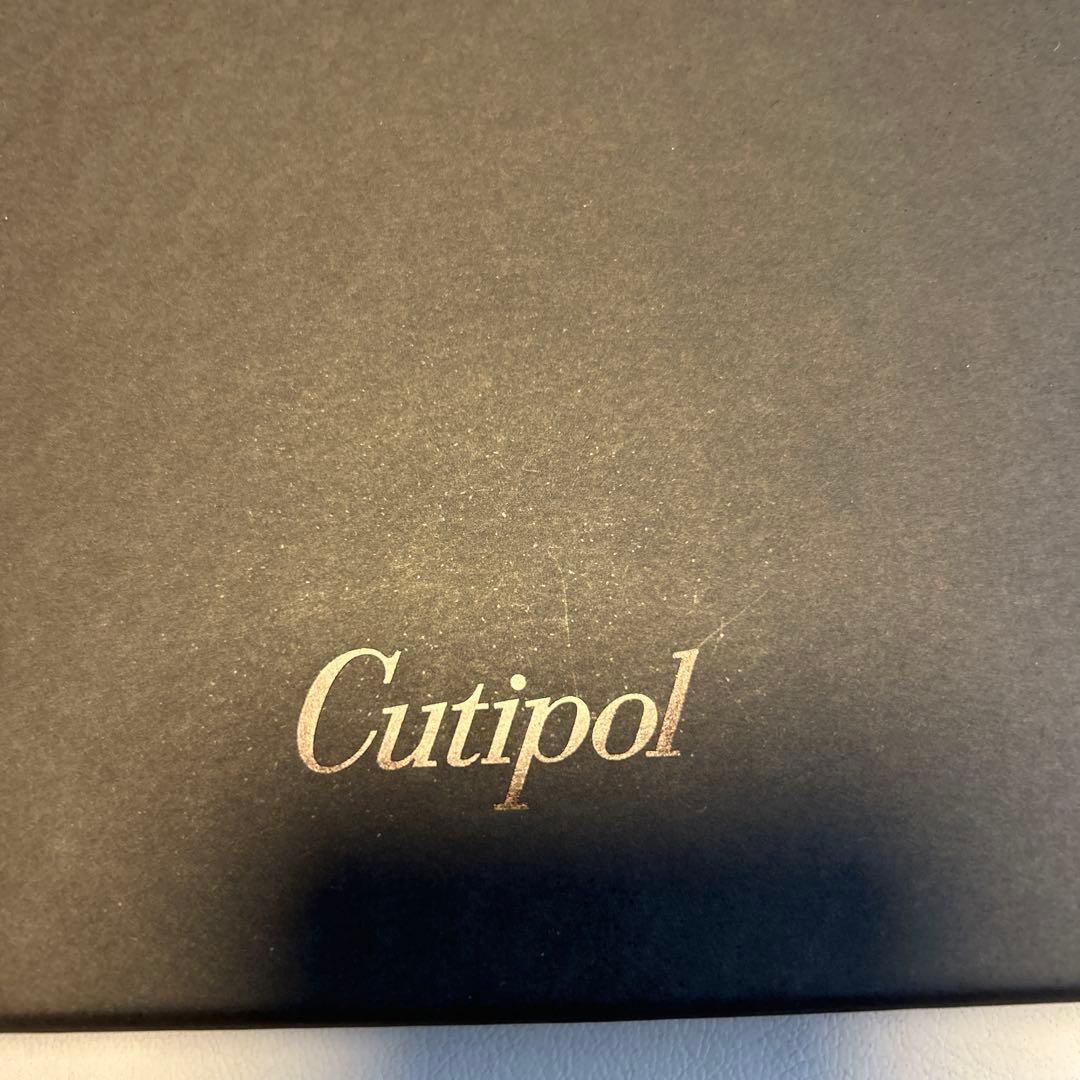 【新品、未使用】Cutipol カトラリーセット 6点 ゴールド ブルー