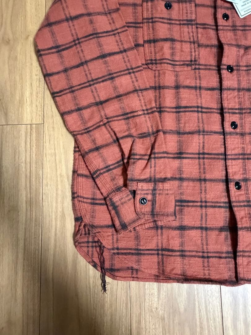 Pherrow's フェローズ ネルシャツ チェック ワークシャツ