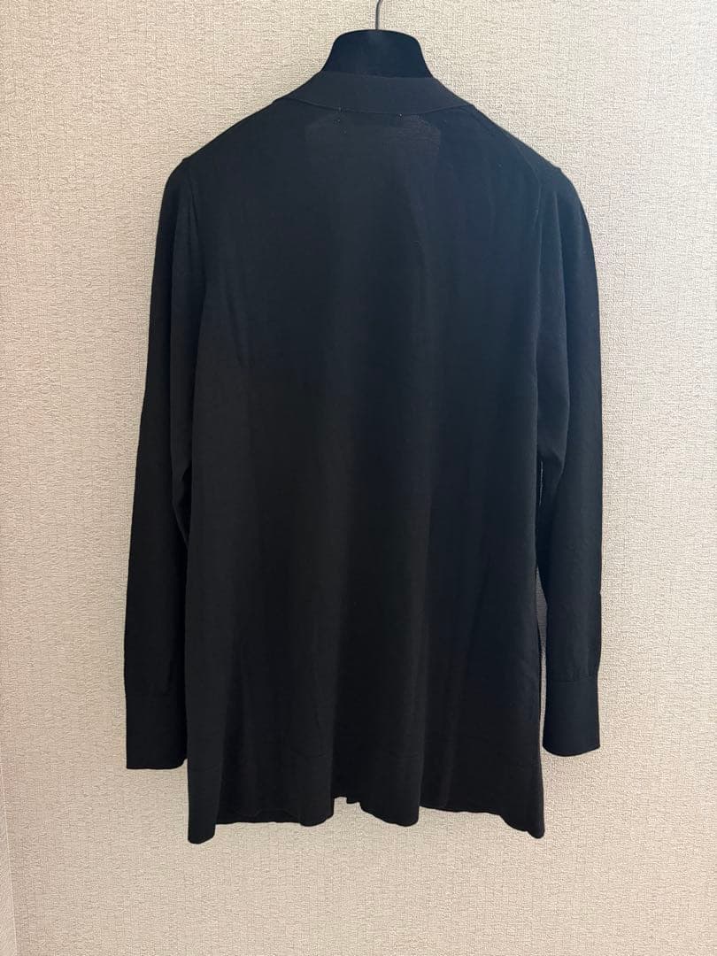 アナイ　エキストラメリノＶネック カーディガン　ロングカーディガン