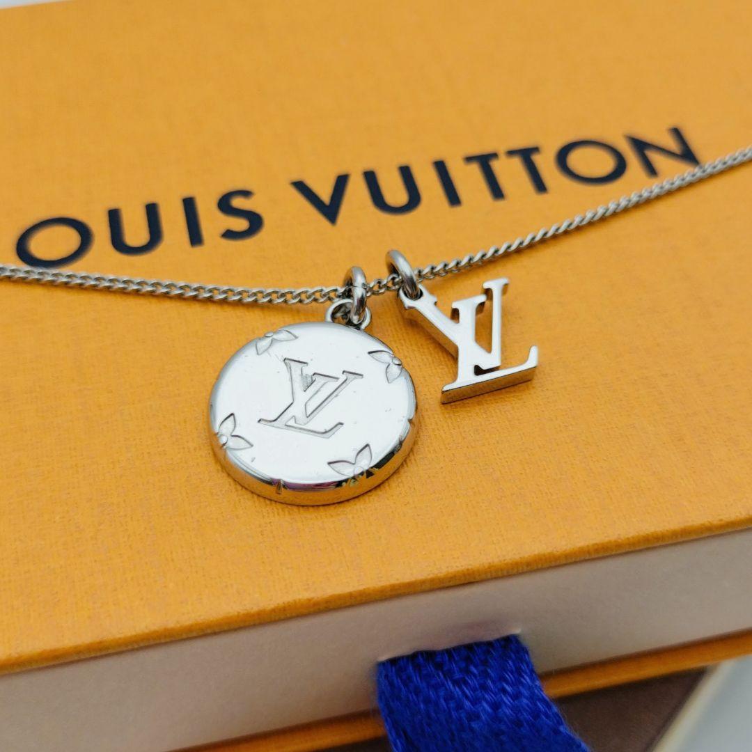 ✨極上美品✨ルイヴィトン リング ネックレス チェーン モノグラム　ゴールド