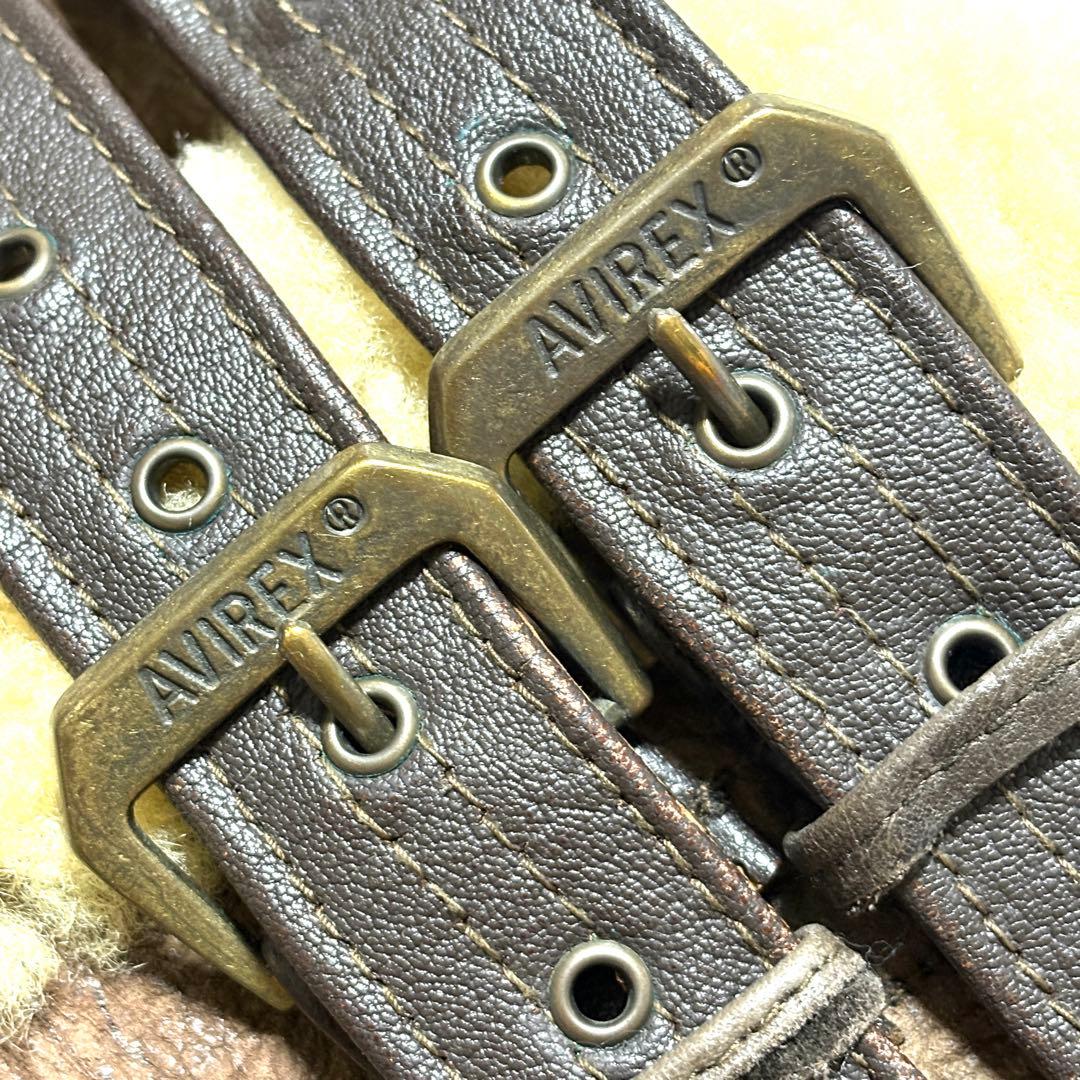 AVIREX B-3 フライトジャケット ムートン 羊革 USA製 38