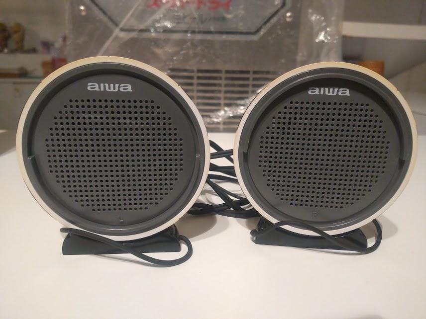 稼働品★廃番★レトロ★aiwa アイワ サッカーボール スピーカー Jリーグ