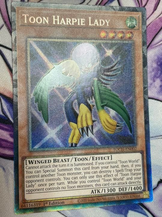 遊戯王 英語 EU版 トゥーンハーピィレディ コレクターズレア