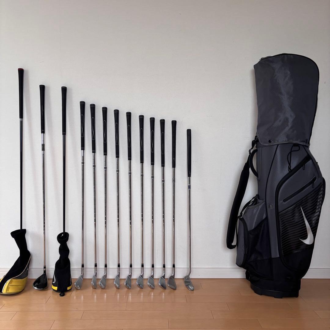 送料込メンズゴルフクラブセットNIKEナイキSQプロコンボBG0374グレー