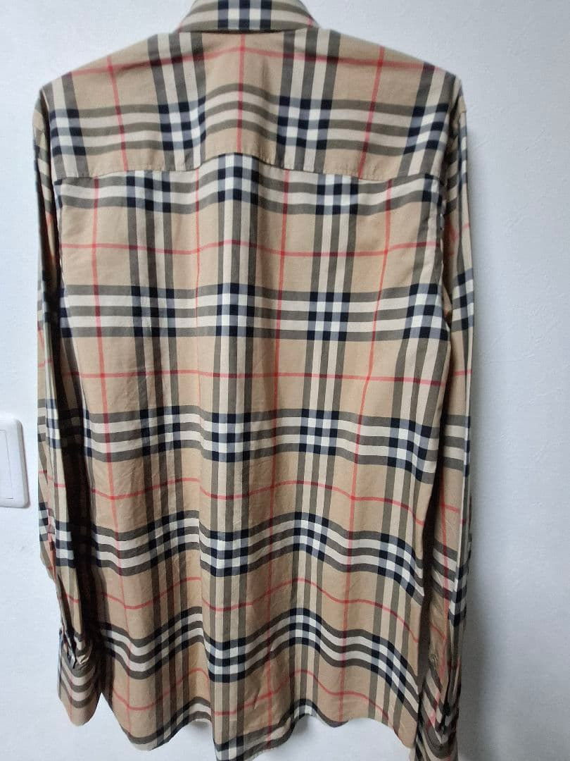 ☆彡お値引きしました☆彡 BURBERRY チェック柄 長袖シャツ ベージュ