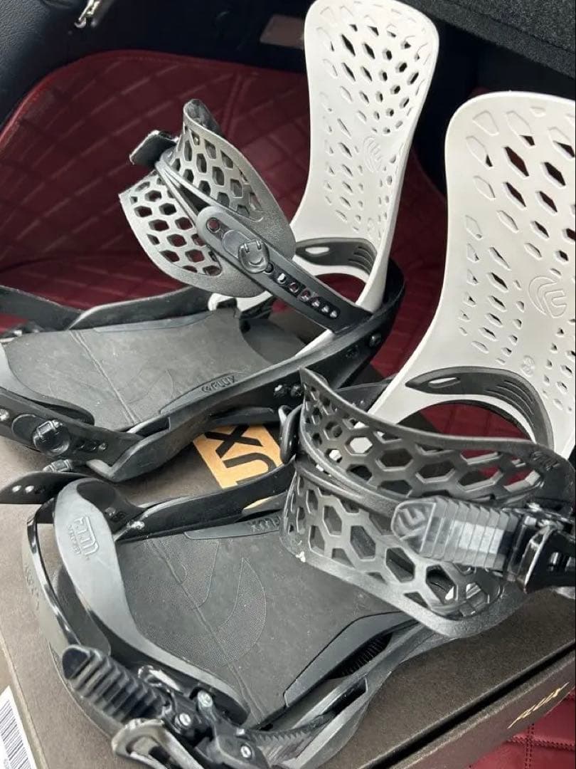 FLUX PR スノーボード ビンディング ホワイト/ブラック サイズ(M)