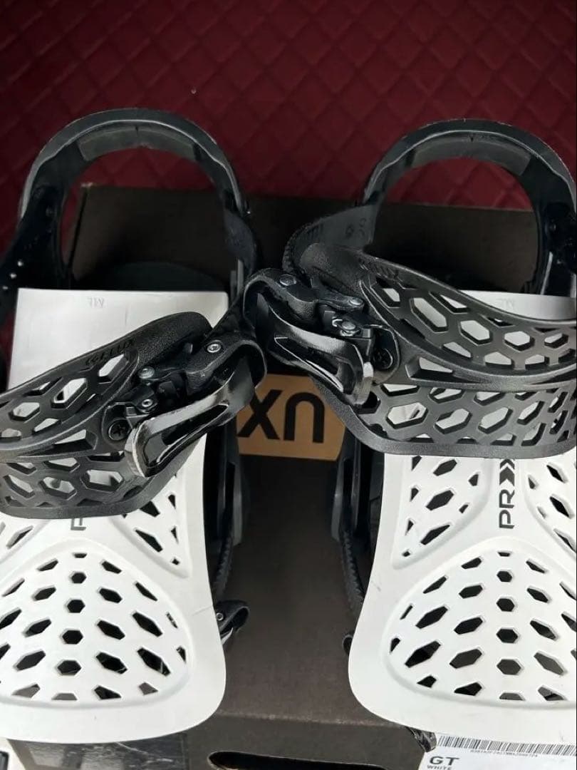 FLUX PR スノーボード ビンディング ホワイト/ブラック サイズ(M)