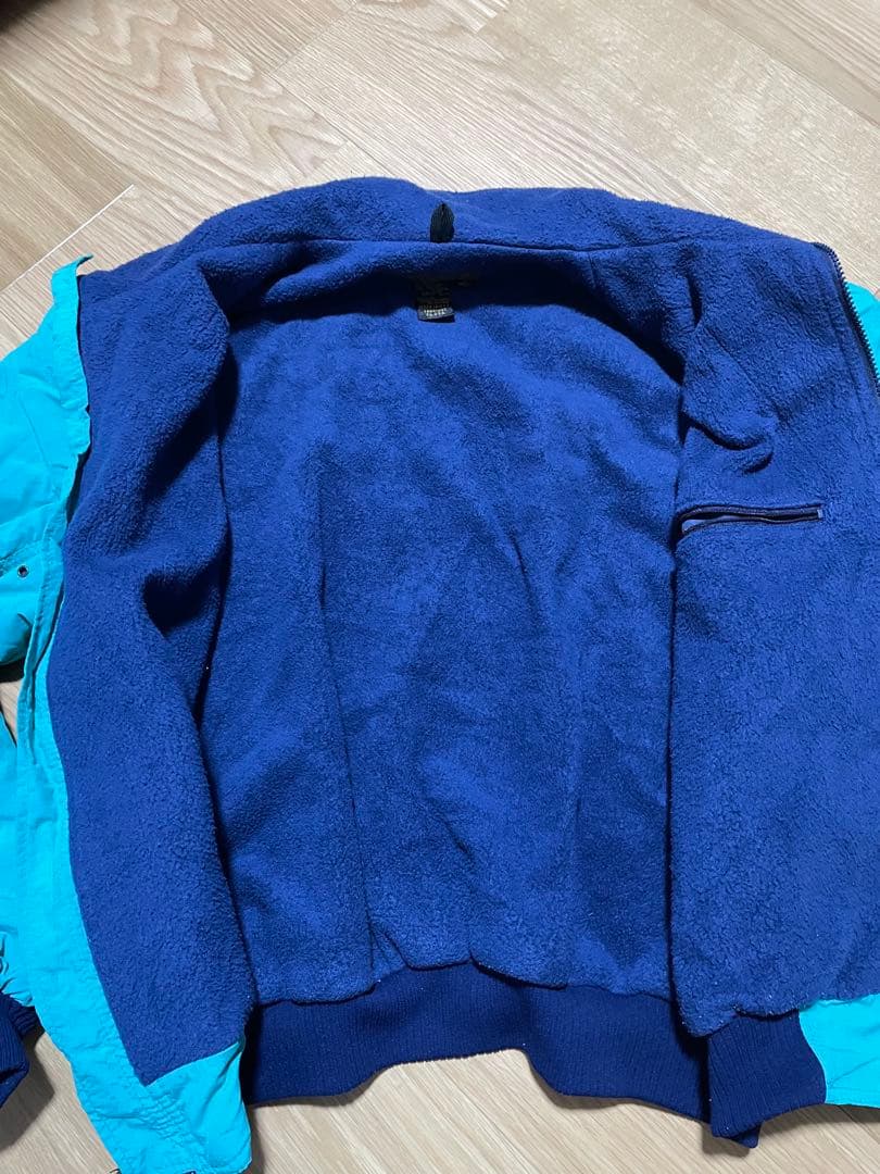 エディバウアー　ウォームアップジャケット　usa製 Lサイズ　80s 黒タグ