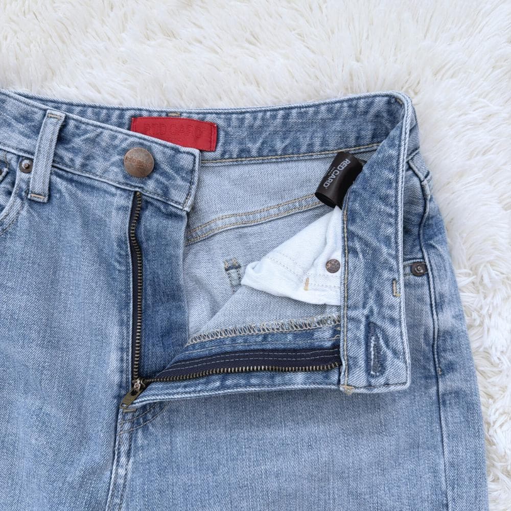 25SS新品★レッドカード　one day デニムパンツ　24　ルーズストレート