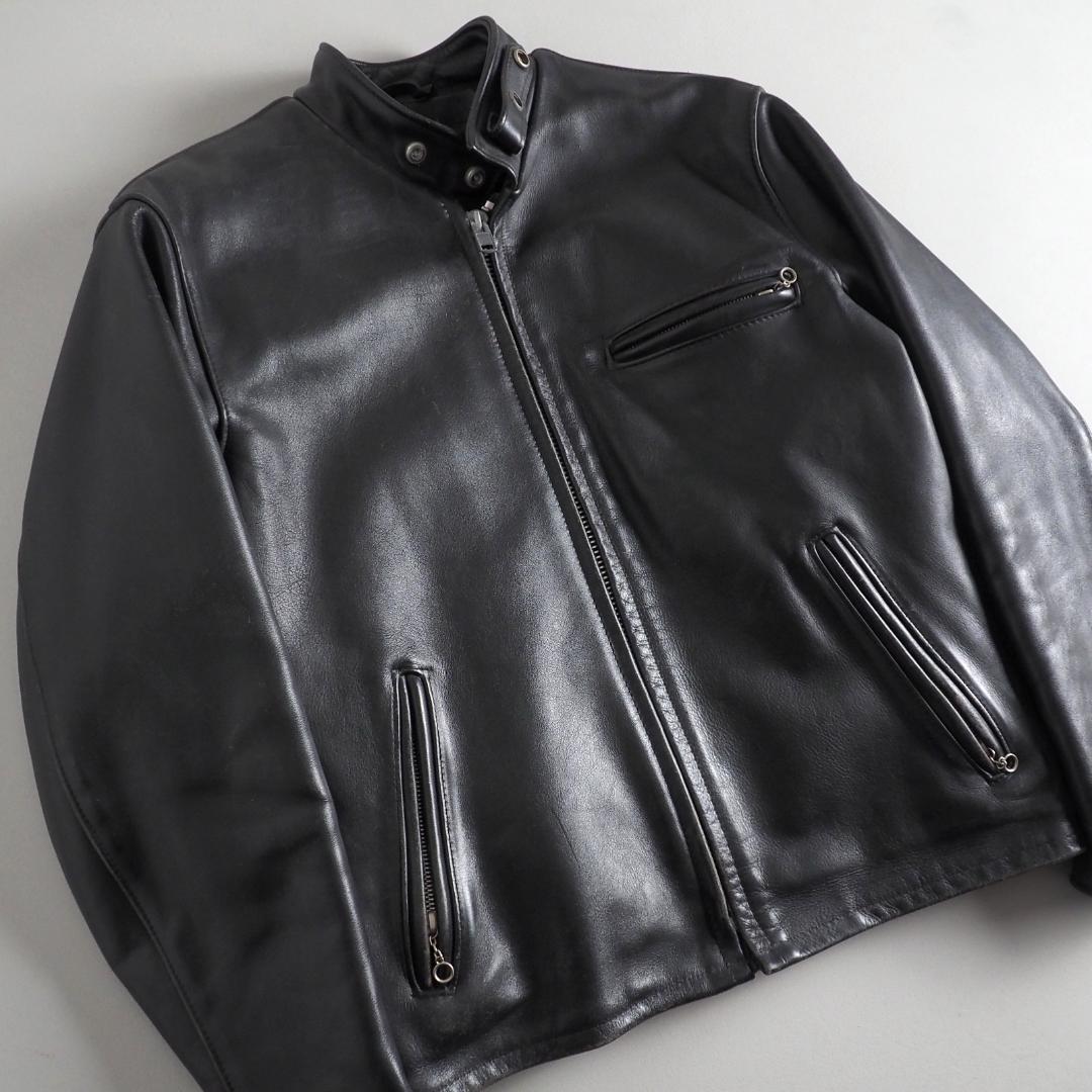 Schott　641　USA製　40　シングルライダース　ボアライナー