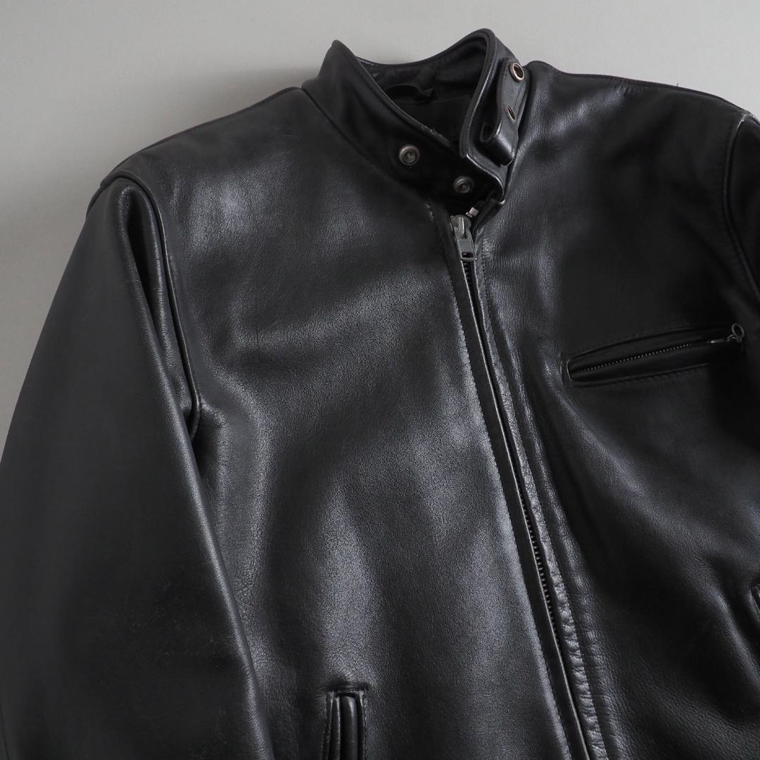 Schott　641　USA製　40　シングルライダース　ボアライナー