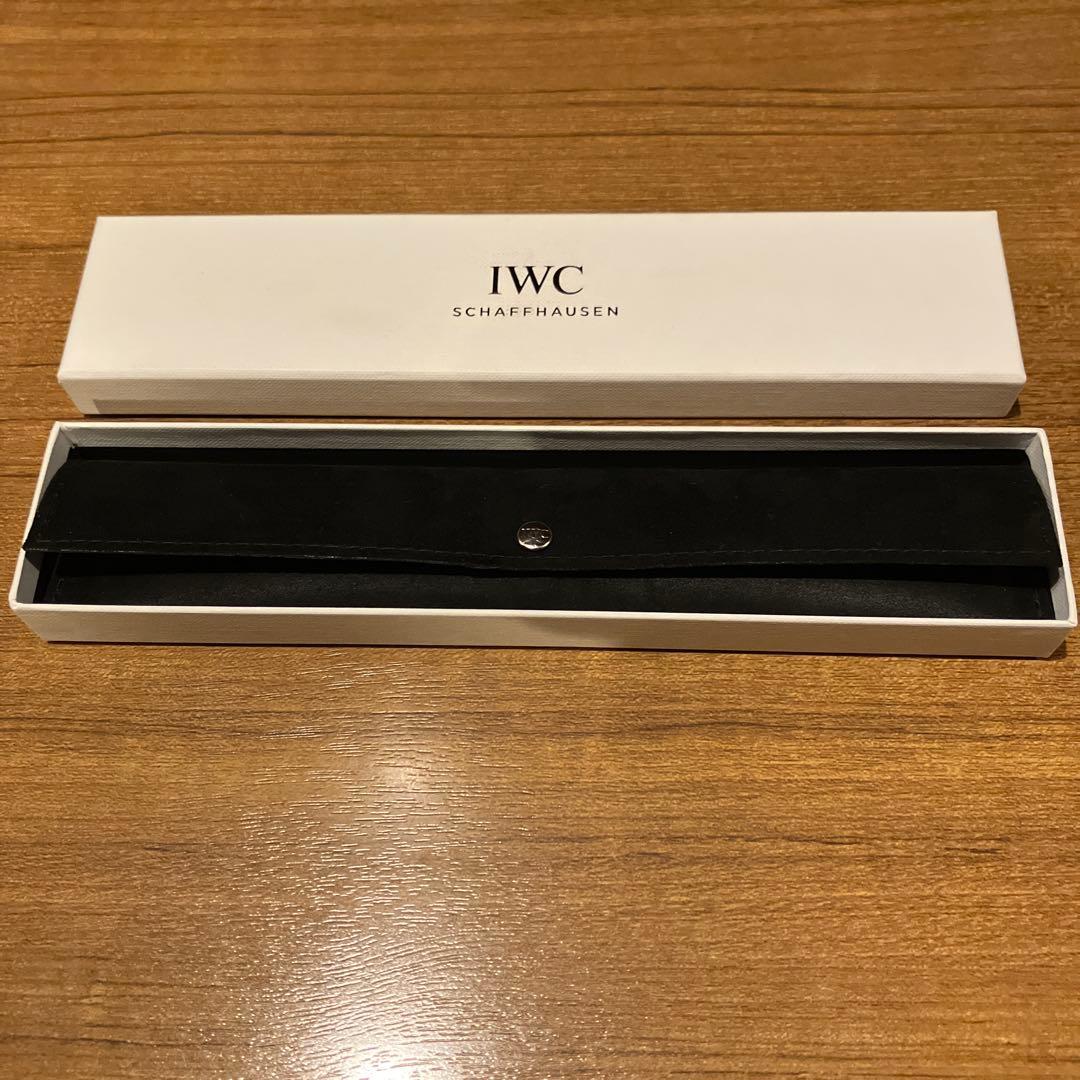 IWC ポルトギーゼ 時計革バンド 純正 ブラック 20mm ケース付き