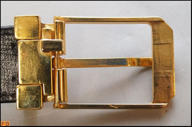 未使用 ヴァレクストラ 象革 レザー ベルト Valextra