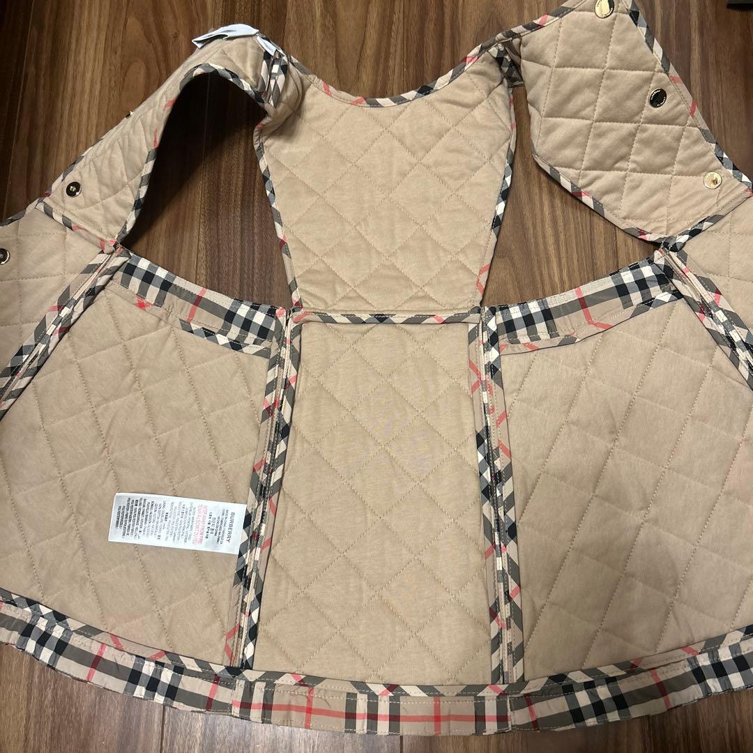 美品　BURBERRY チェック柄 ジャンバースカート　92cm