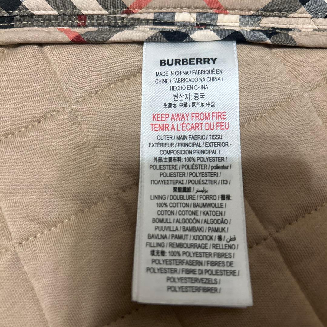 美品　BURBERRY チェック柄 ジャンバースカート　92cm