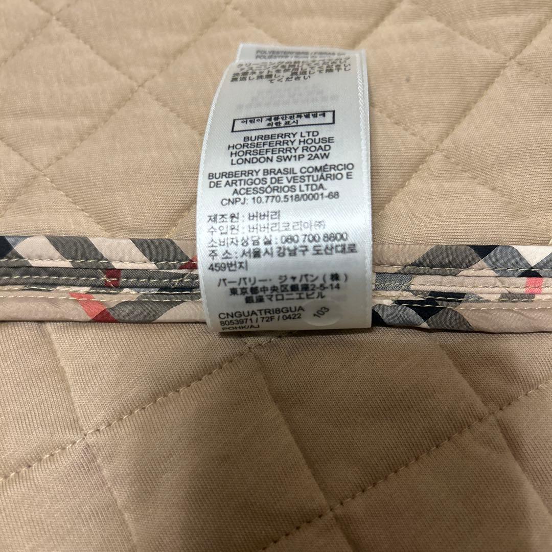 美品　BURBERRY チェック柄 ジャンバースカート　92cm