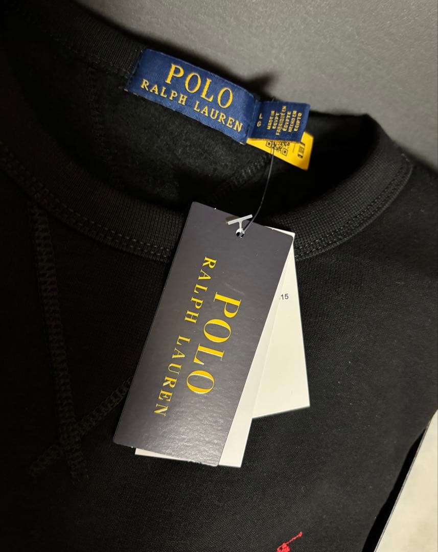ポロラルフローレン　スウェット　ブラック　【新品・未使用】