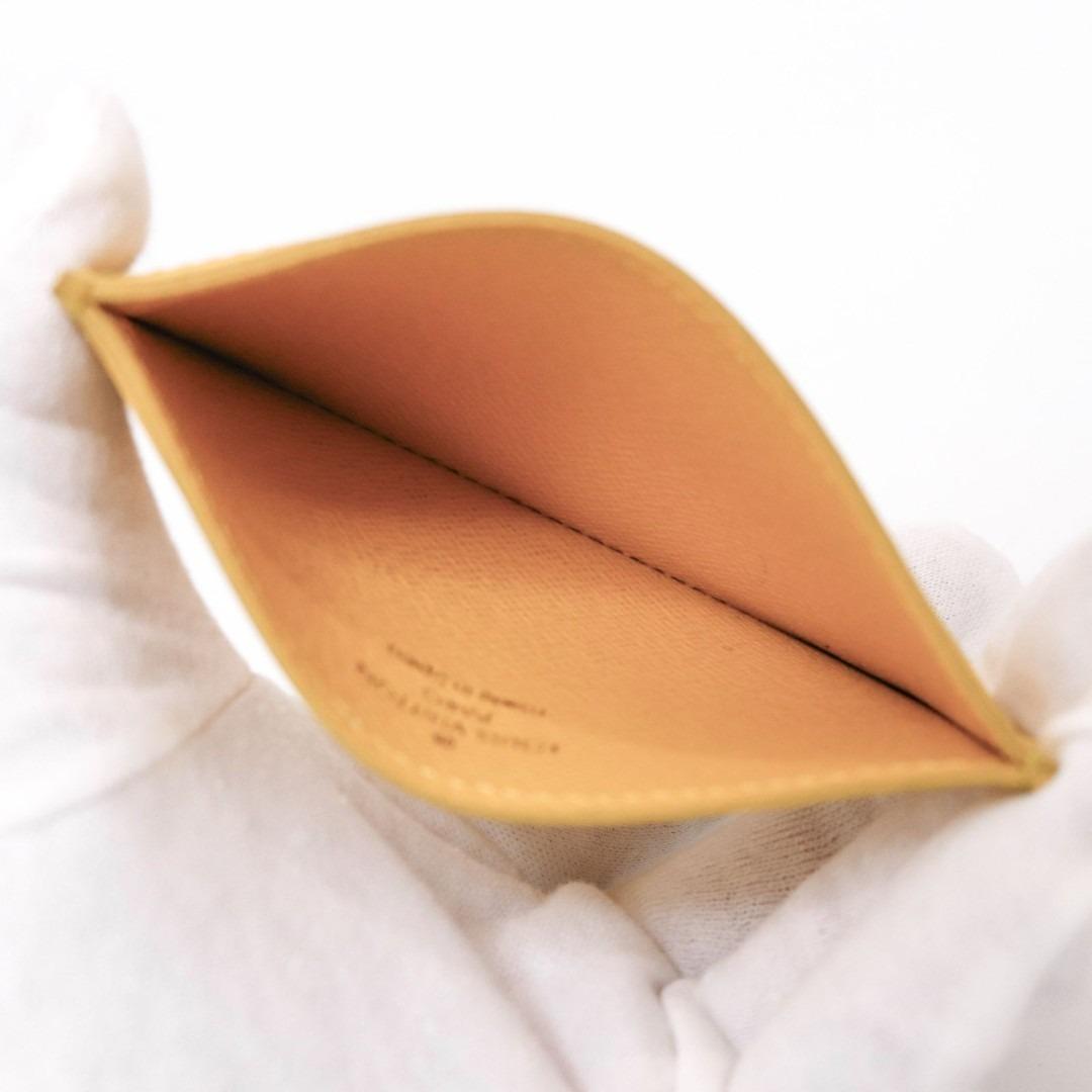 ルイヴィトン カードケース ポルトカル プル エピ サンフラワー　M81065