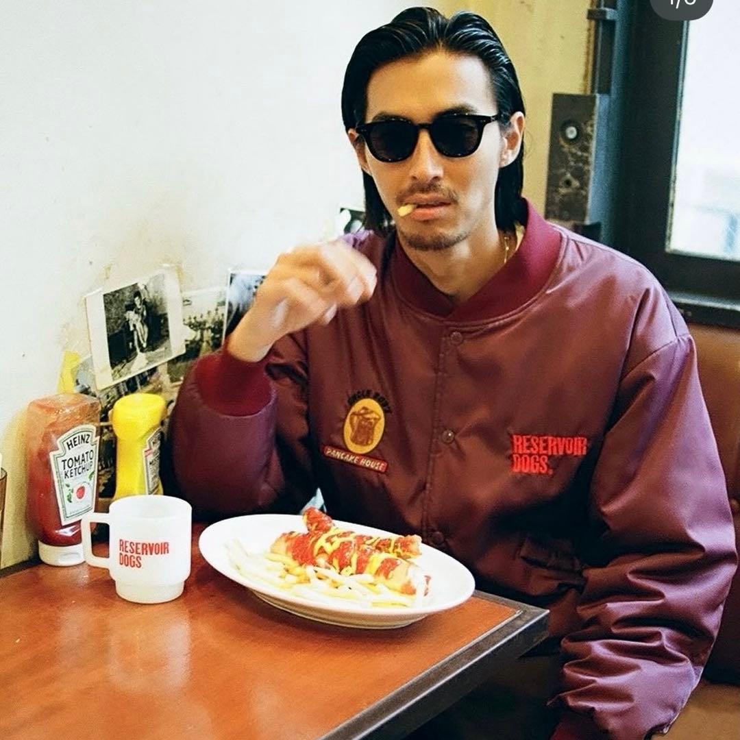 ワコマリアRESERVOIR DOGS NYLON VARSITY JACKET