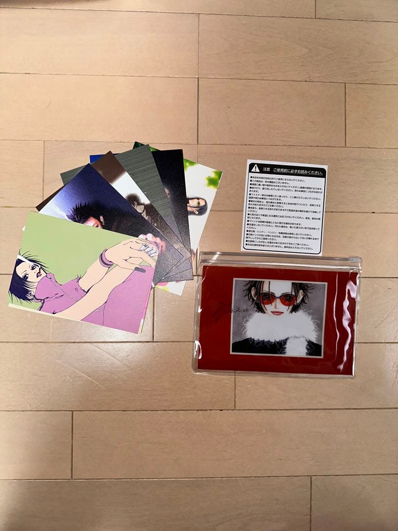 矢沢あい展『NANA』ポストカード キャンパスボード ポスター ポケット付メモ