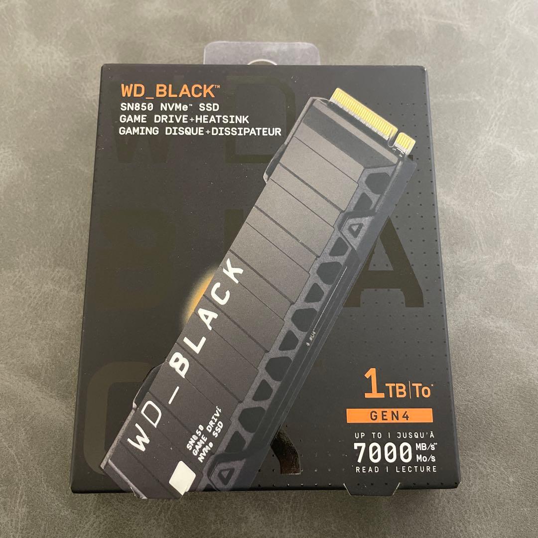 開封済み未使用品 WD_BLACK SN850 NVMe SSD 1TB