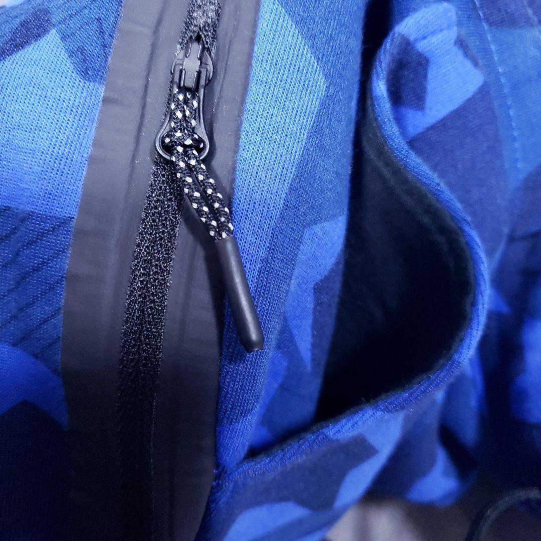 NIKE　テックフリース　セットアップ　青　カモフラ　幾何学　　バラ売不可