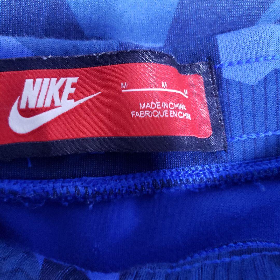 NIKE　テックフリース　セットアップ　青　カモフラ　幾何学　　バラ売不可